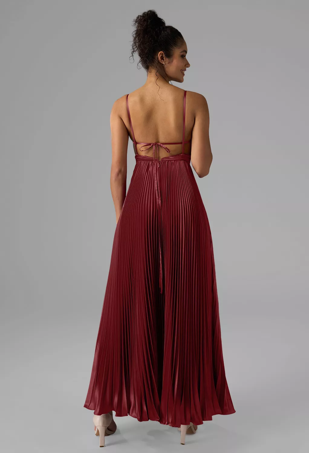 AW Chantelle Burgundy  Beach Wedding Guest Dresses
